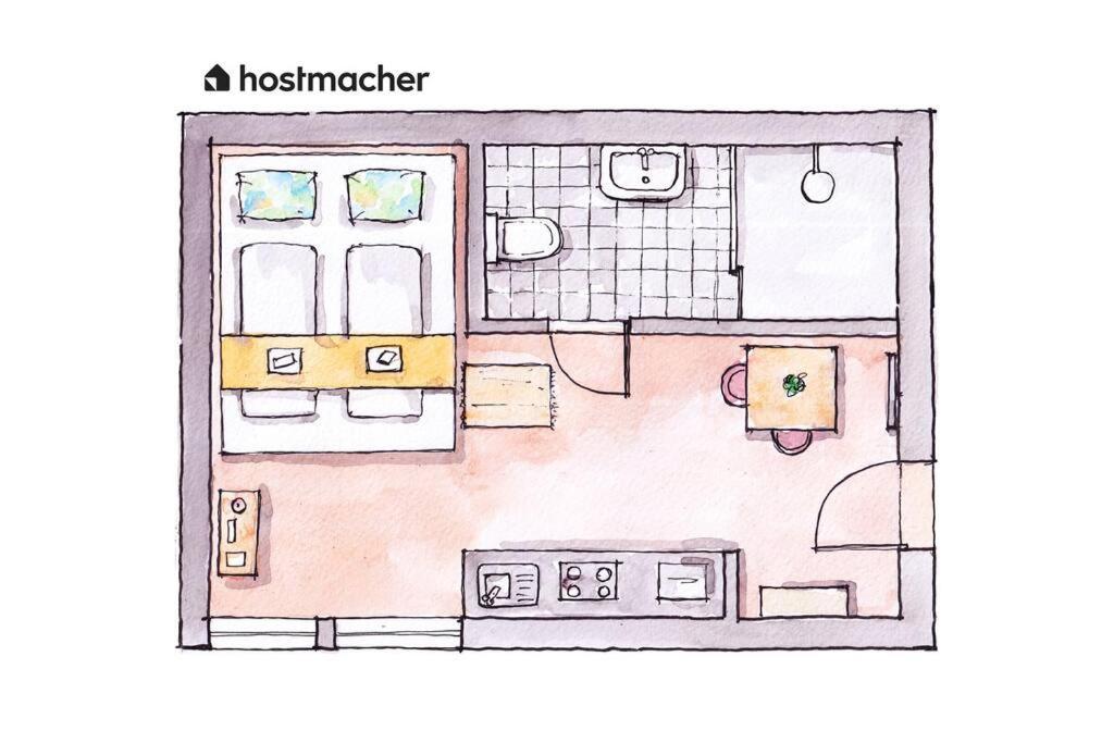 Compact Studio Near Center By Hm فيينا المظهر الخارجي الصورة